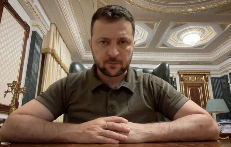 Zelenski no quiere saber nada de conversar con Putin. Foto: DPA