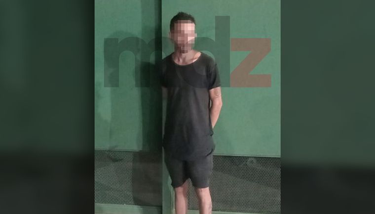 El presunto autor del abuso quedó detenido en la Estación Transitoria de Detenidos y Aprehendidos. (Se pixela el rostro porque puede pasar a rueda de reconocimiento)