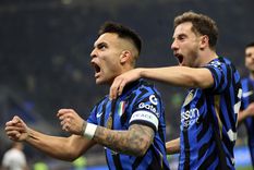 Lautaro Martínez fue clave en el triunfo del Inter. Foto: EFE