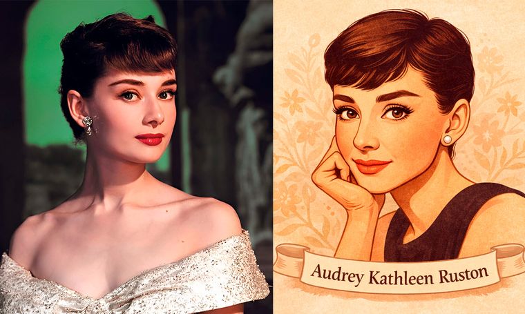Audrey Hepburn comenzó a aparecer en películas en el año 1948 (Azafata) y concluyó con Always, en 1989. Foto: Wikipedia.