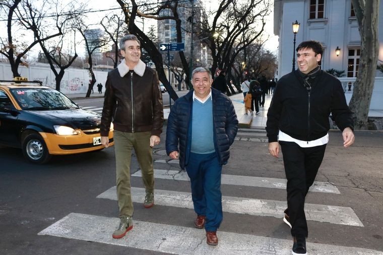 El precandidato a vicepresidente de Hacemos por Nuestro País, Florencio Randazzo, llegó a Mendoza en el marco de la campaña electoral previa a las PASO del 13 de agosto. Foto: Foto: Prensa Florencio Randazzo