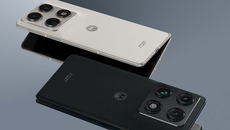 El diseño del Motorola Razr Fold prioriza la durabilidad con Gorilla Glass Ceramic 3. El diseño del Motorola Razr Fold prioriza la durabilidad con Gorilla Glass Ceramic 3.