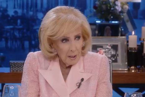 Mirtha quedó sin palabras. Mirtha quedó sin palabras.