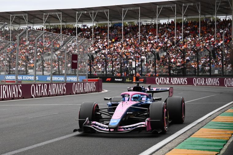 Pierre Gasly durante la clasificación del Gran Premio de Australia. Pierre Gasly durante la clasificación del Gran Premio de Australia. 