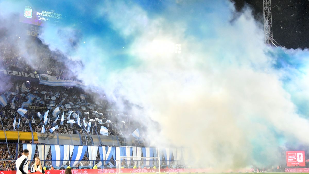 Fotos: la Bombonera estuvo lejos de llenarse para ver a la Selección argentina ante la débil Mauritania