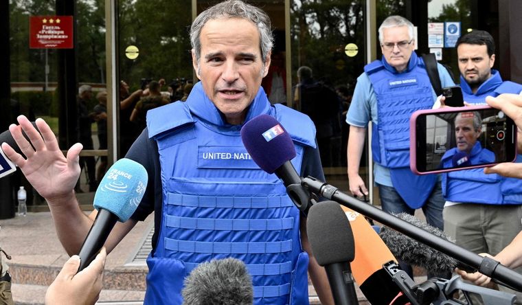 Rafael Grossi, titular de la OIEA, muy alarmado. Foto: Efe.