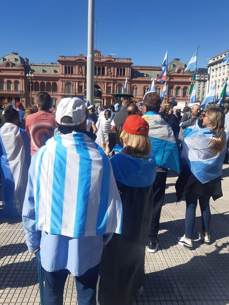 Asociaciones rurales de distintos puntos del país concentraron en Plaza de Mayo