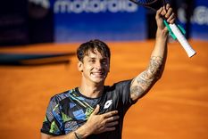 Camilo Ugo Carabelli, con el corazón en la mano. Foto: Argentina Open