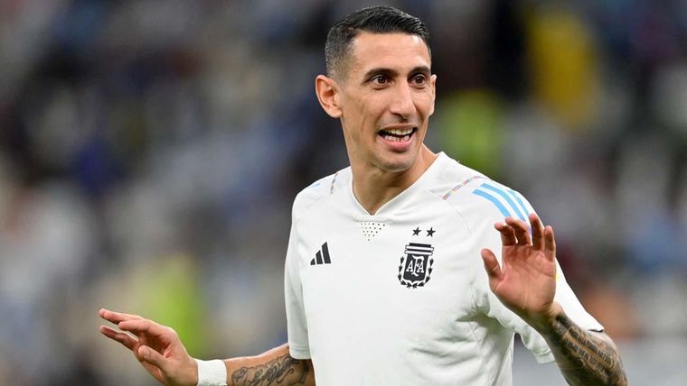 Di María no se guardó nada tras la clasificación. Foto: EFE