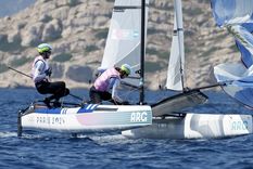 Mateo Majdalani y Eugenia Bosco, en acción Foto: EFE Mateo Majdalani y Eugenia Bosco, en acción Foto: EFE