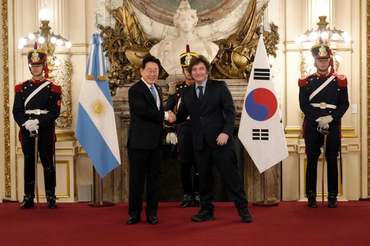 Javier Milei recibió al presidente de Corea del Sur en Casa Rosada Javier Milei recibió al presidente de Corea del Sur en Casa Rosada