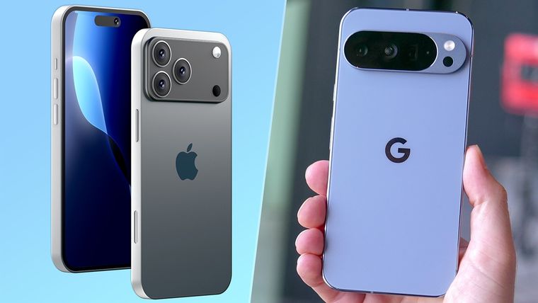 El iPhone 17 Pro tiene biseles más delgados, pero el Google Pixel 10 Pro ofrece un pico de brillo superior. El iPhone 17 Pro tiene biseles más delgados, pero el Google Pixel 10 Pro ofrece un pico de brillo superior.