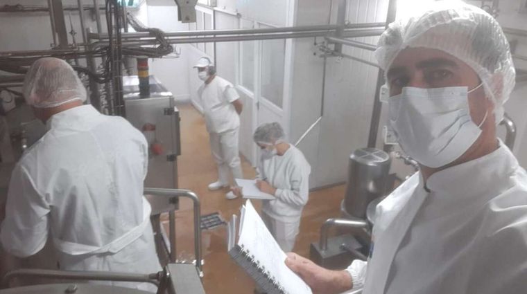 Gastón trabajando para Senasa, como lo hace desde 2014 Foto: Senasa