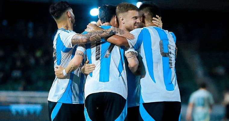 La Sub 23 se prepara para los Juegos Olímpicos de París 2024. Foto: Instagram @matiassoule11