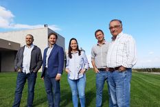 El equipo enológico de bodegas Salentein. Foto: Gentileza Federico Lancia