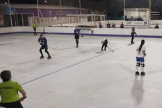 indignacion en el hockey sobre patines: codazo sin pelota y una jugadora termino en el hospital