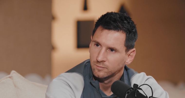 Lionel Messi y su frase sobre el retiro. Foto: Captura