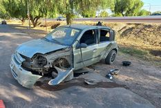 Así quedó el vehículo Foto: Twitter: @MATIPASCUALETTI