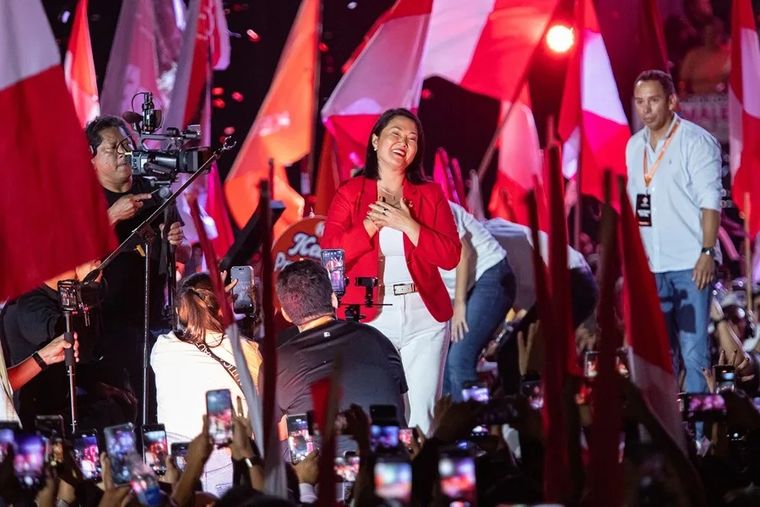 Keiko Fujimori, la candidata de la derecha en Perú Keiko Fujimori, la candidata de la derecha en Perú