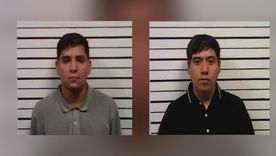 Franco Dario Guiñazú Brizuela (25) y Hernán Feliciano Leguizamón Maturano (33), los dos acusados por el asesinato en el barrio La Gloria.&nbsp;