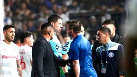 Alfredo Berti se descontroló sobre el cierre del partido. Alfredo Berti se descontroló sobre el cierre del partido.