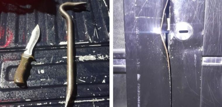 El secuestro en uno de los robos registrados