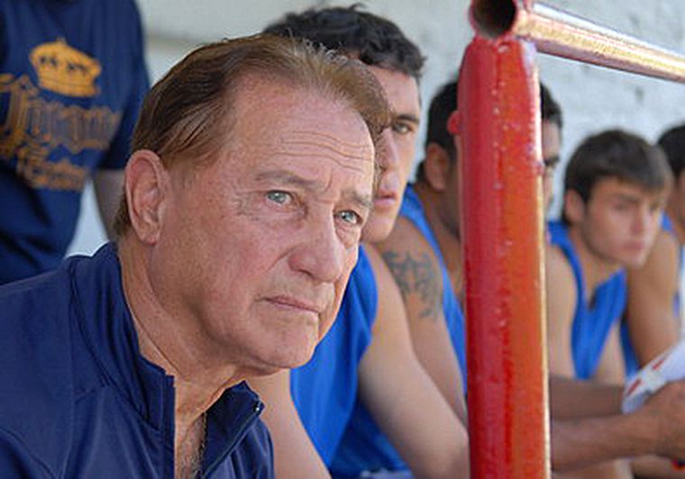 El Nene le pegó duro a Caruso. Foto: Nacho Gaffuri / MDZ