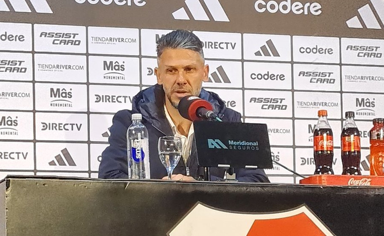 Demichelis habló en conferencia después del partido. Foto: Gentileza