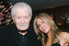 Jennifer Aniston y su padre John.