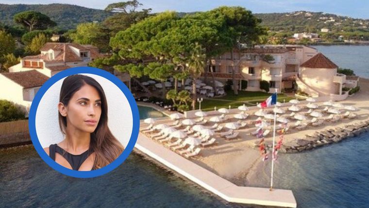 Antonela compartió en sus redes su experiencia en un exclusivo hotel de Francia