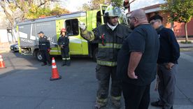 En ambas escenas trabajó personal de Bomberos Voluntarios de Godoy Cruz. (Foto ilustrativa)