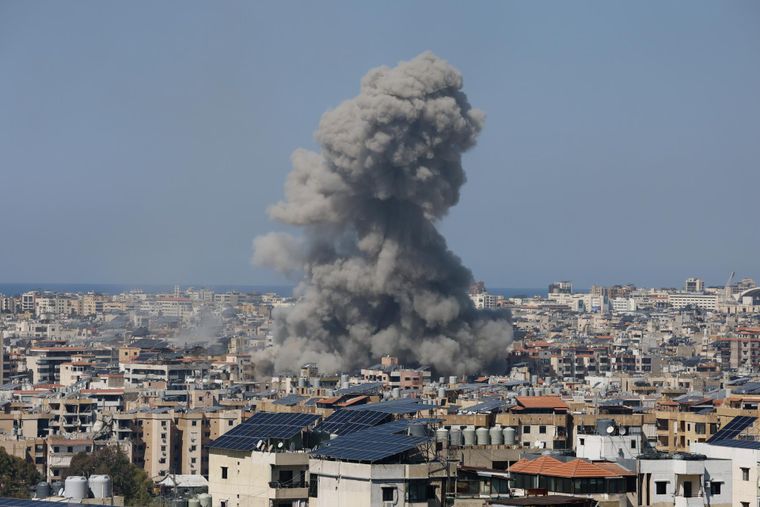 Desde que comenzó la guerra, ya hay 570 muertos en el Líbano.