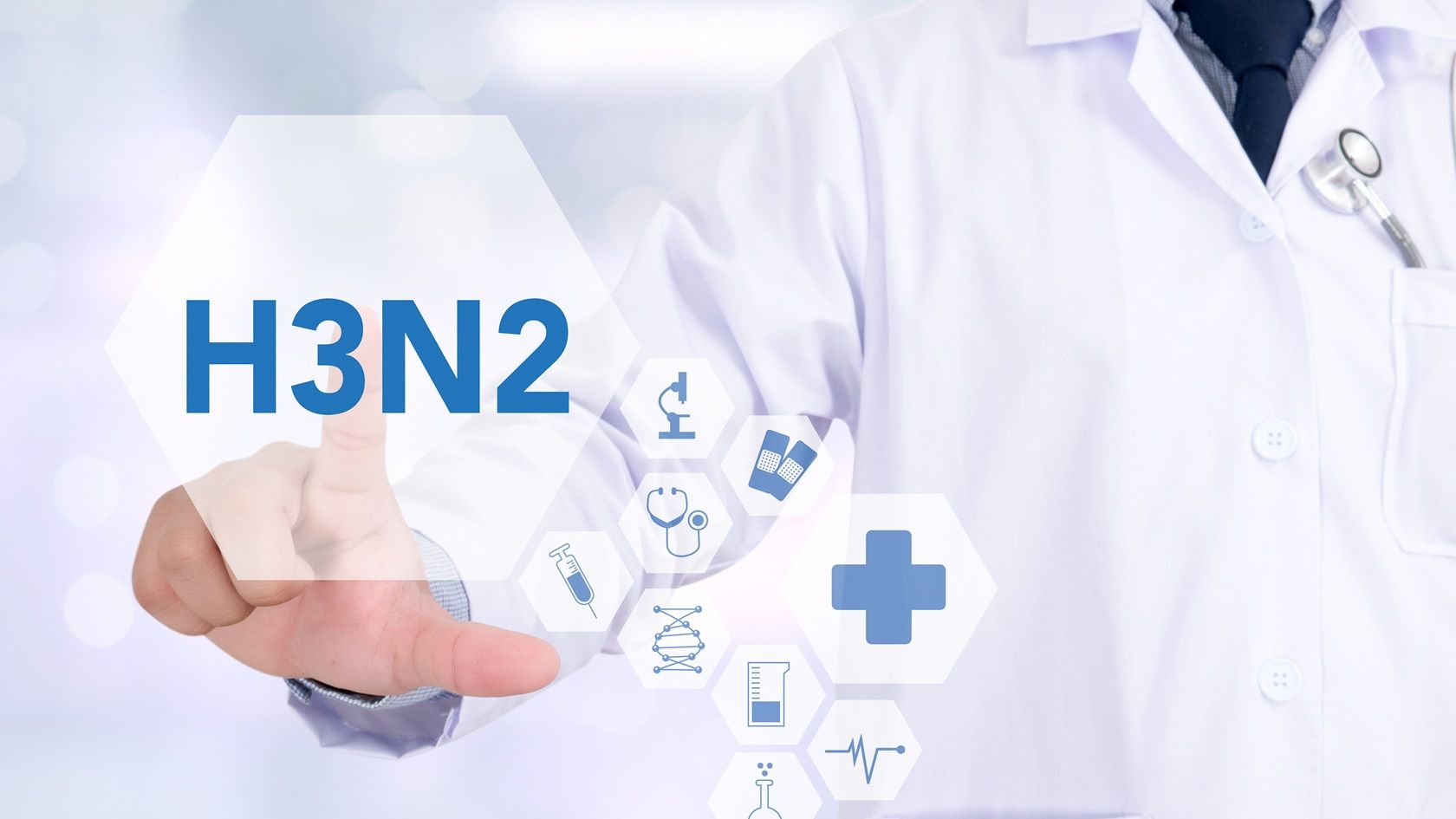 Alterta de aumento de casos en invierno de la variante de la gripe A H3N2.