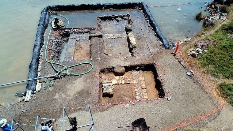 El sitio arqueológico donde se dieron los hallazgos. Foto: E.Kroustalis/Greece