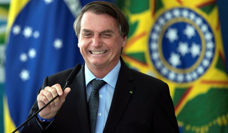 Bolsonaro, muy vinculado a una iglesia evangélica. Foto: Efe.