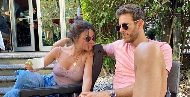 Sofía Jujuy Jiménez y Juan Martín del Potro