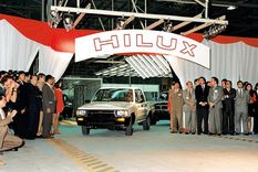 Primera Hilux producida en Argentina, en 1997.