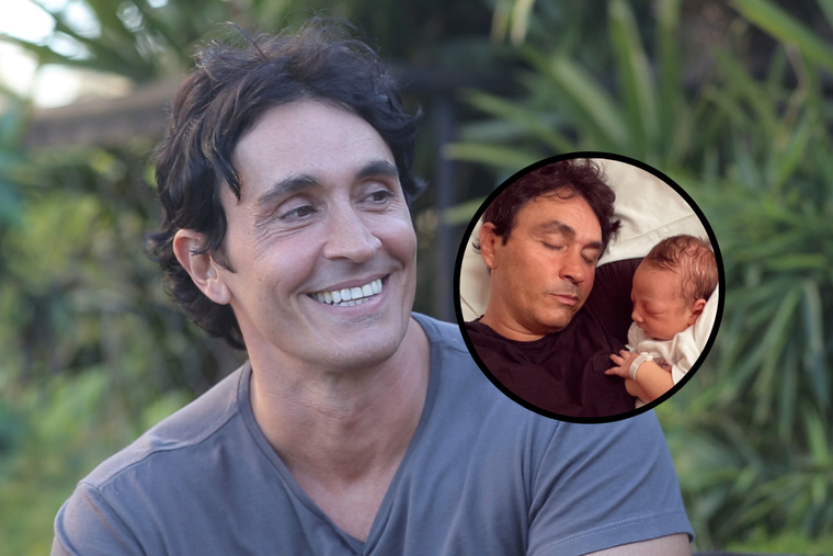 SEBASTIÁN ESTEVANEZ COMPARTIÓ UN TIERNO VIDEO ALLÍ SE VE A SU HIJO FAUSTO HACIENDO AJÓ