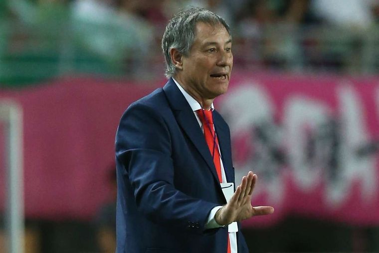 Holan y una curiosa frase tras la victoria ante Independiente. Foto: Infierno Rojo