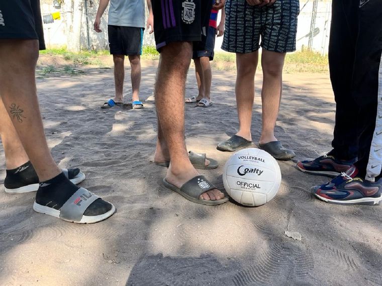 Los jóvenes realizan actividades y talleres durante su reclusión Foto: Foto: Andrea Ginestar/MDZ