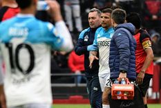 Vecchio sale del campo tras lesionarse. Foto: Télam Vecchio sale del campo tras lesionarse. Foto: Télam