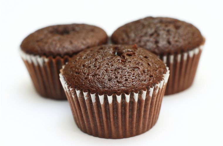 Cupcakes Chocolate Una receta súper esponjosa Foto: Shutterstock
