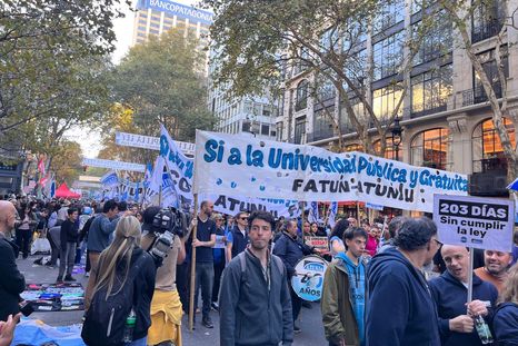 las universidades reclamaron que la situacion es critica y pidieron que el gobierno aplique la ley