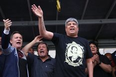 Pablo Moyano fue filoso con Antonio Aracre. Foto: Noticias Argentinas Pablo Moyano fue filoso con Antonio Aracre. Foto: Noticias Argentinas