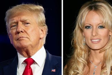 MDZol | Stormy Daniels dice que Donald Trump le pagó dinero para callar una relación extramatrimonial, algo que el expresidente niega. Foto: GETTY IMAGES