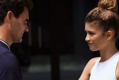 Roger Federer y Zendaya se comprometen con el deporte a través de esta marca Foto: Instagram