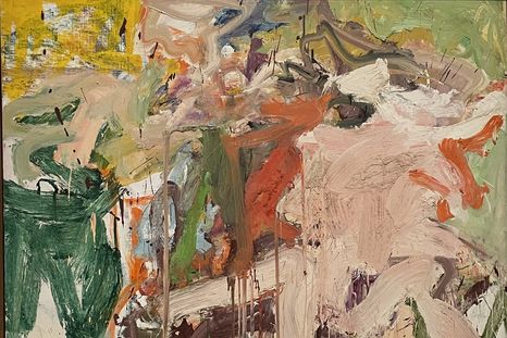 Willem de Kooning, “Dos figuras en un paisaje”, 1967