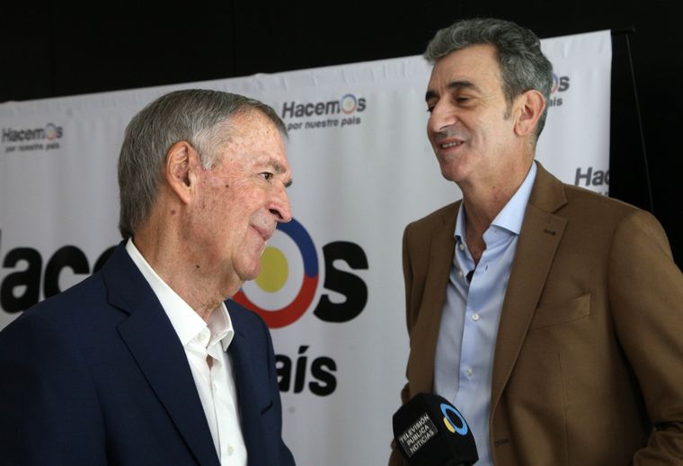 Juan Schiaretti y Florencio Randazzo cerraron su campaña en la Ciudad de Buenos Aires. Foto: Noticias Argentinas