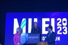 Victoria Villarruel le exigió al Gobierno que revele los resultados parciales Foto: Brenda Funes Victoria Villarruel le exigió al Gobierno que revele los resultados parciales Foto: Brenda Funes