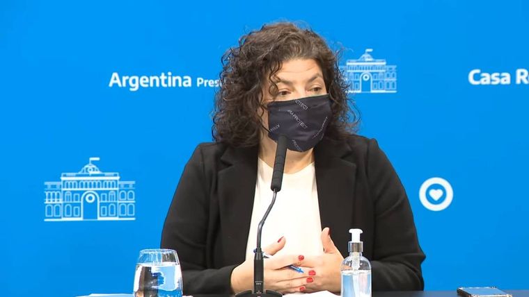 La ministra de Salud Carla Vizzotti anunció a la primera provincia en alcanzar la inmunidad de rebaño